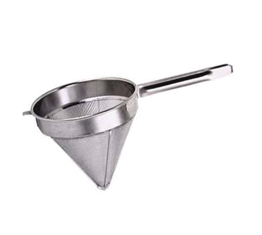 CHINA CAP STRAINER, 12&quot; FINE MESH, STAINLESS STEEL
