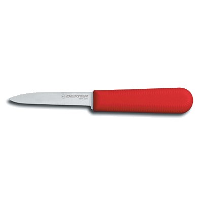 PARING KNIFE, 3 1/4&quot; RED HANDLE