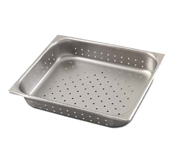 STEAMTABLE PAN, HALF SIZE,2-1/2&quot;DEEP,PERFORATED
