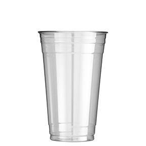DRINK CUP, PLASTIC, 20 OZ., PETCLEAR, 1000/CS
