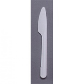 KNIFE, WHITE, PLASTIC, MEDIUM, 1000/CS