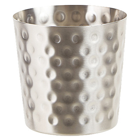 Fry Cup, 3-1/4&#39;&#39; dia. x 3-1/2&#39;&#39;H, hammered, satin
