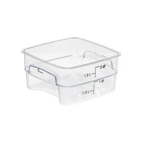 CamSquare FreshPro Food Container, 2 qt., 7-1/2''L x