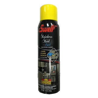 STAINLESS STEEL CLEANER, 15 OZ. AEROSOL CAN