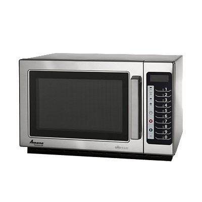 AMANA COMMERCIAL MICROWAVE  OVEN, 1000 WATTS,