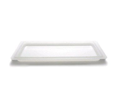 LID,FOOD STORAGE FLAT 12&quot; X 18&quot;, WHITE POLY,NSF