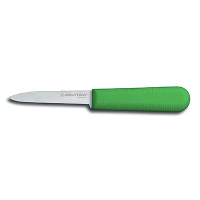 PARING KNIFE,3 1/4&quot;GREEN HANDLE