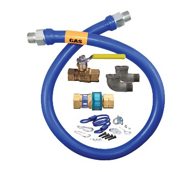 GAS HOSE CONNECTOR KIT,  MOVEABLE 