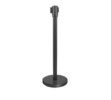 CROWD GUIDANCE SYSTEM, 36&quot; BLACK POST